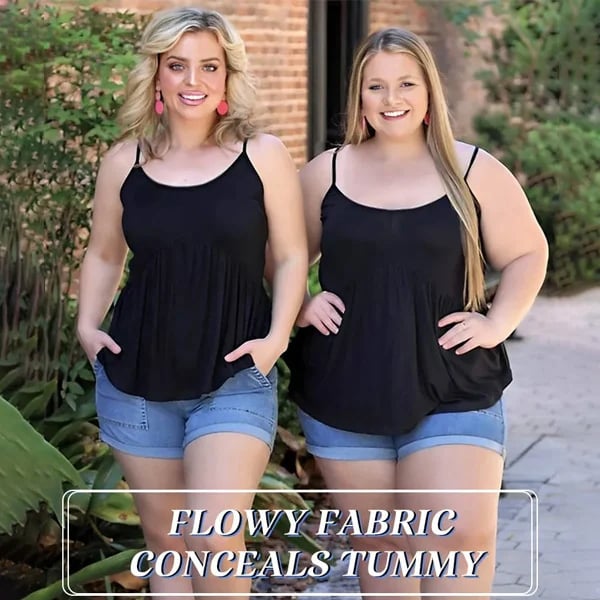 Loose-fitting Tank Top With Built-in Bra