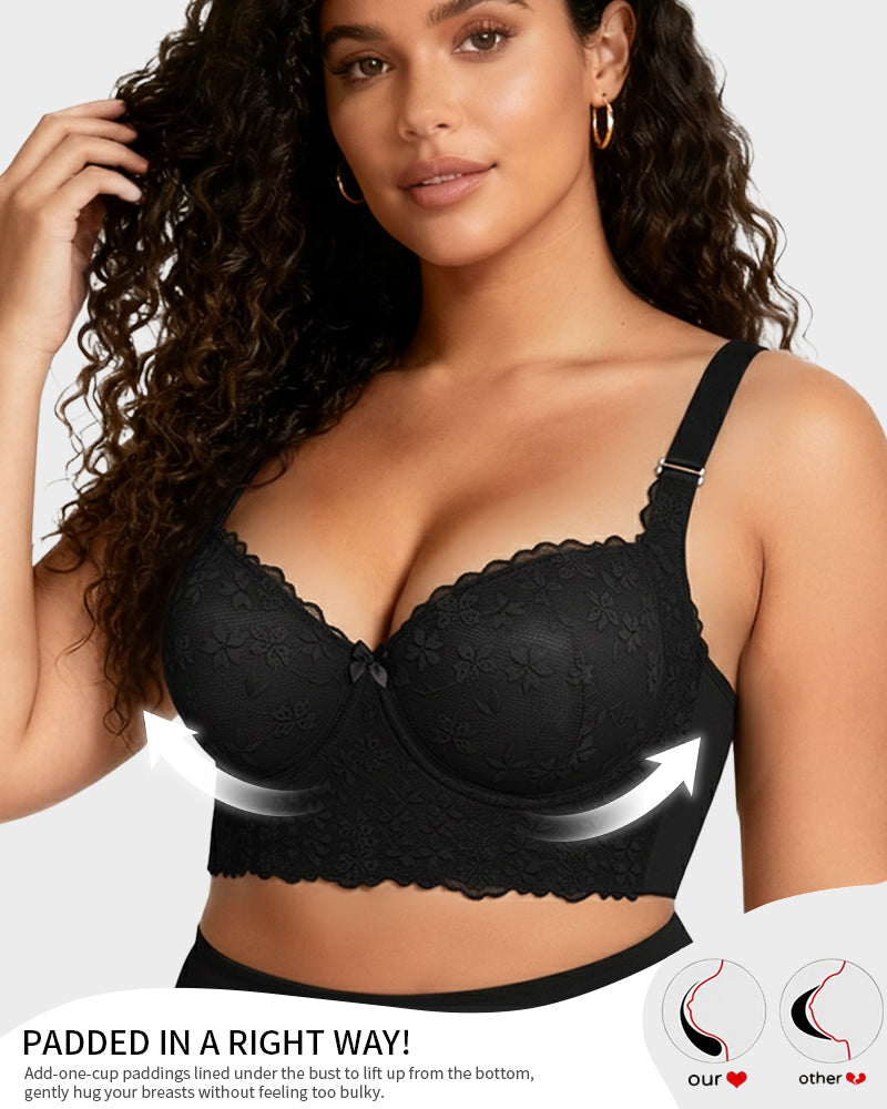 The Lace Bustier | Elegant Push-Up Support