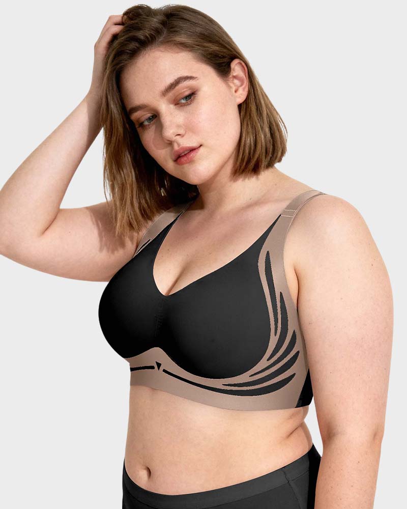 Anti-Sagging Support Shockproof Sports Fixed Cup Bra For Women