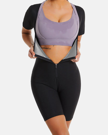 Women's Full Body Sauna Suit for Waist Training and Belly Fat Workouts