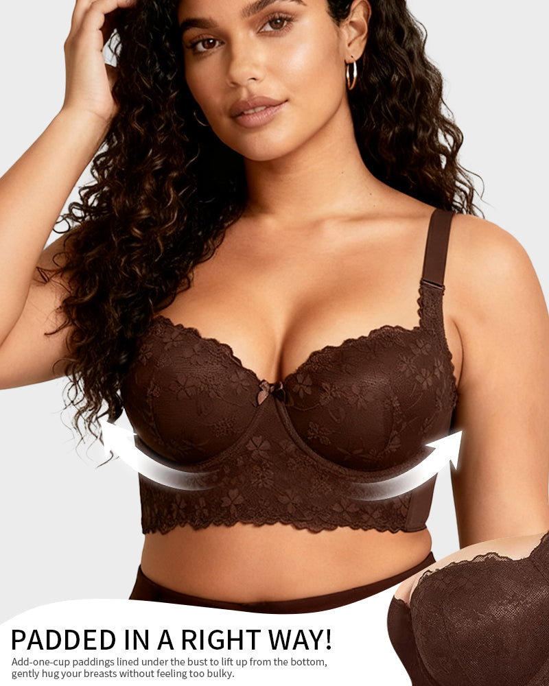 The Lace Bustier | Elegant Push-Up Support