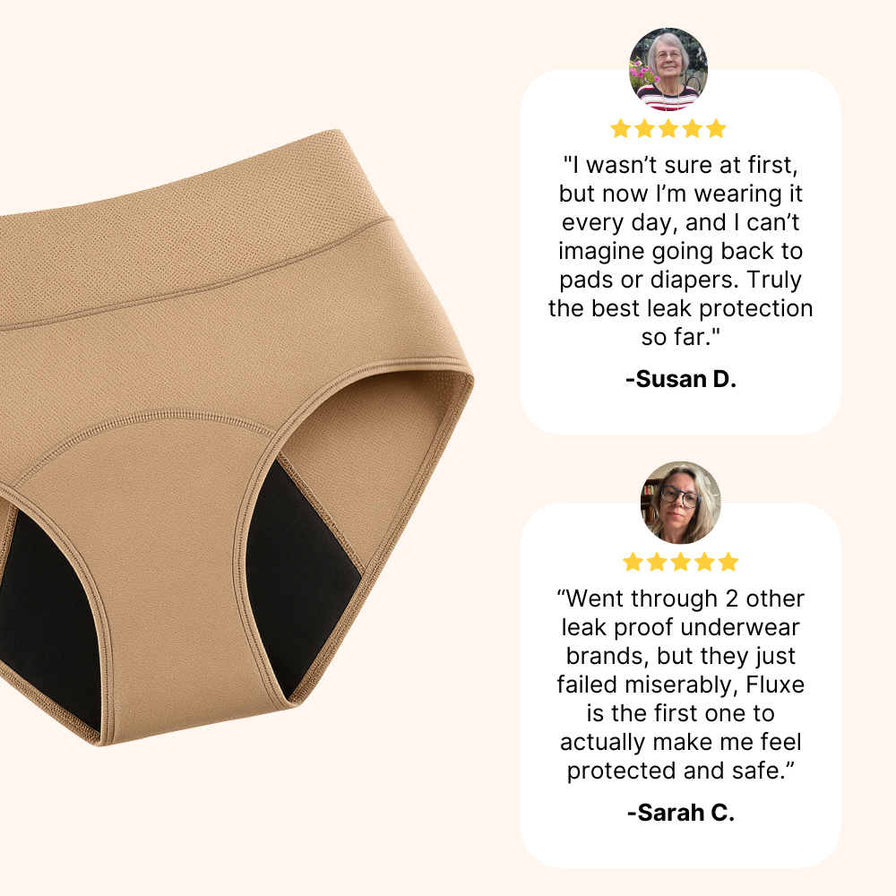 Curvevera 100% Leak-Proof Underwear That Won't Let You Down for Women 60+ (4-Pack)