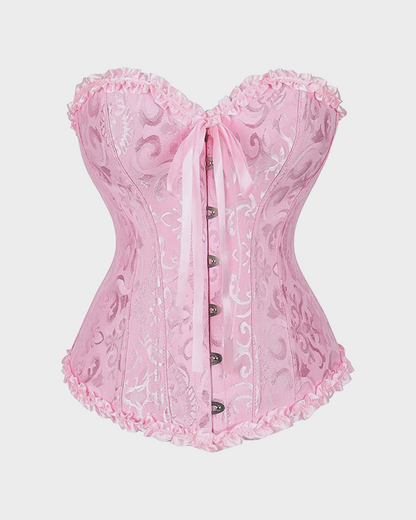 Corset Tops Lace Waist Push Up Shapewear