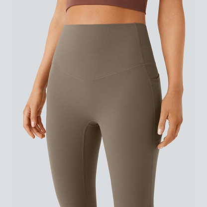 Ultra Sculpt High Waisted Tummy Control Flare Leggings