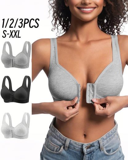 The Everyday Front-Clasp Bra Soft, Unlined & Wireless