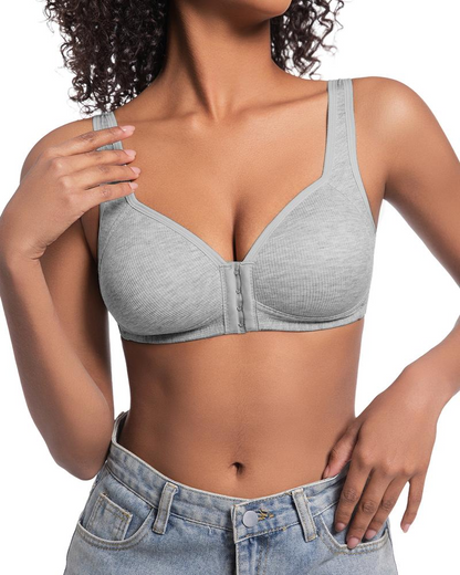 The Everyday Front-Clasp Bra Soft, Unlined & Wireless