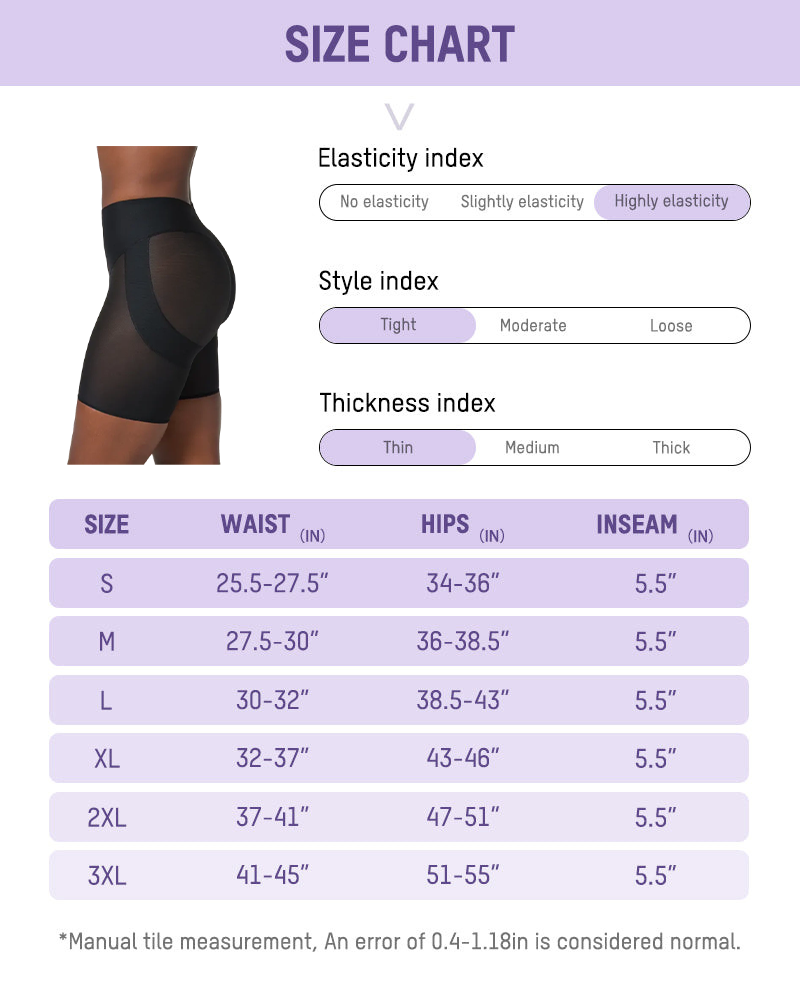 High-waisted shaping shorts with pleated center seam and elastic band
