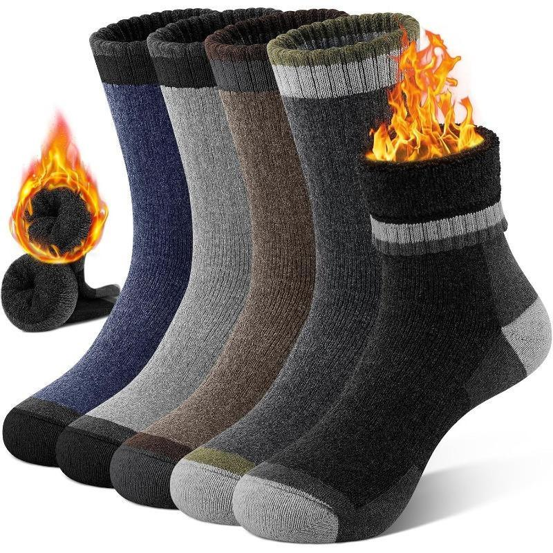 Warm Breathable Merino Wool Hiking Socks