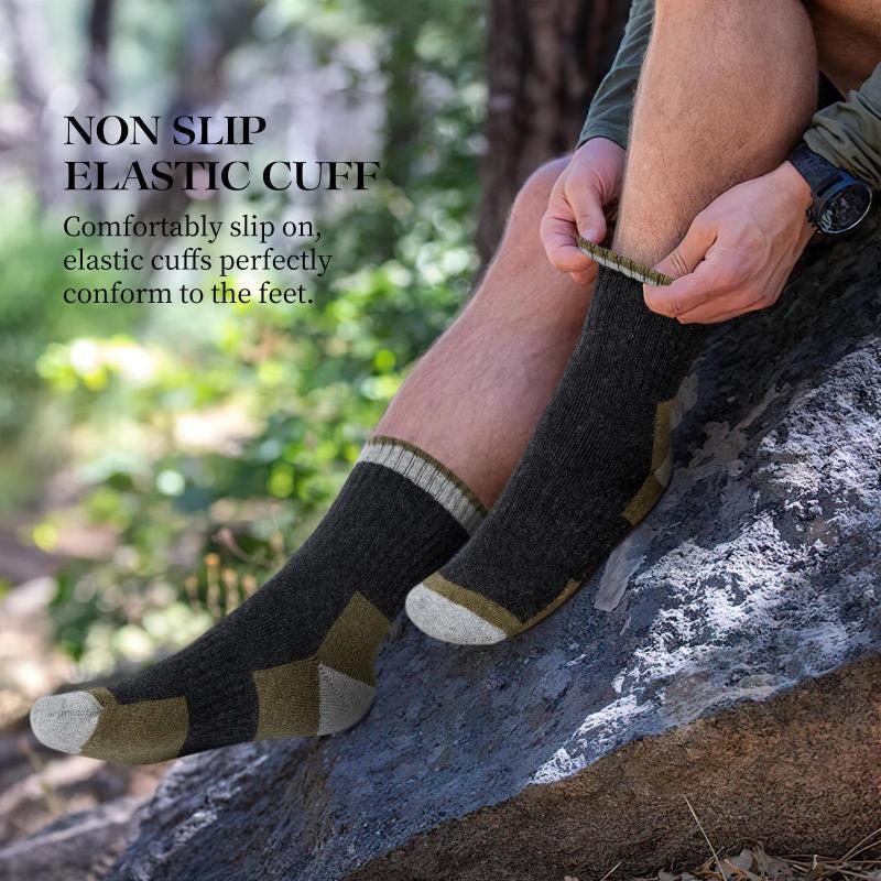 Warm Breathable Merino Wool Hiking Socks