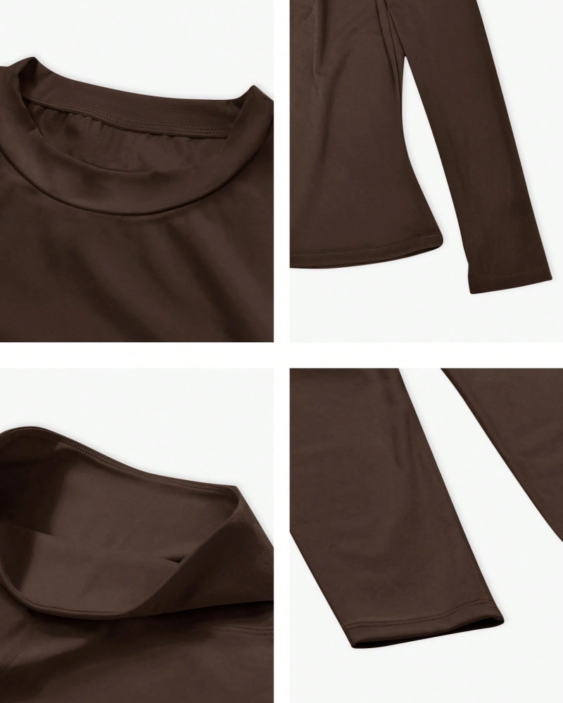 Women's Patchwork Two Piece Yoga Set High Stretch Activewear