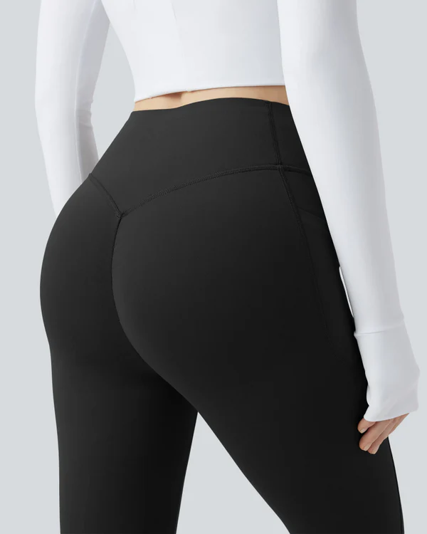 Thermal Tummy Control Yoga Leggings with Pockets