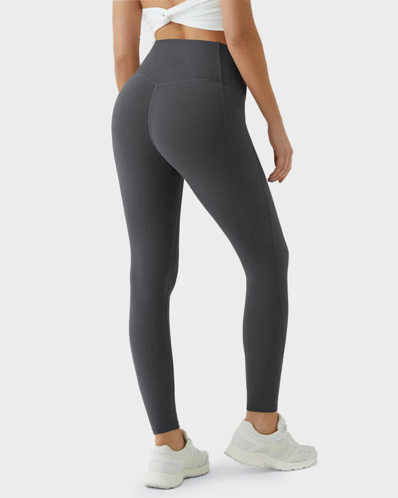 Tummy Control Butt-Lifting Training Leggings with Pockets