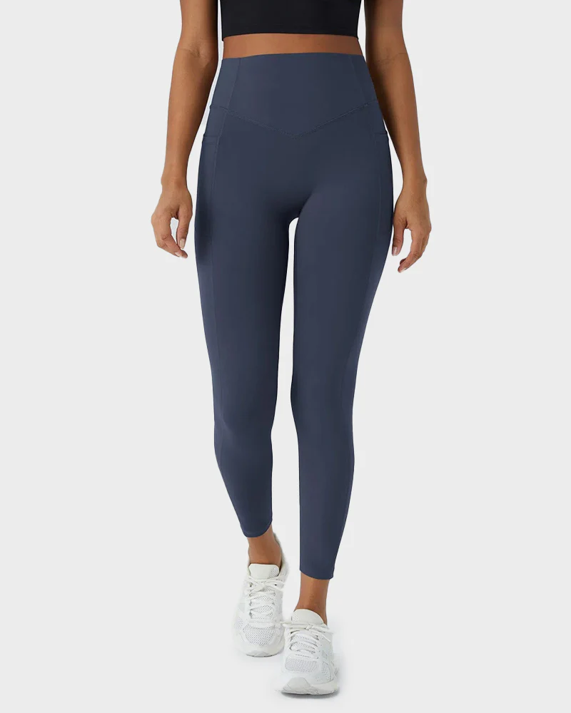 Tummy Control Butt-Lifting Training Leggings with Pockets