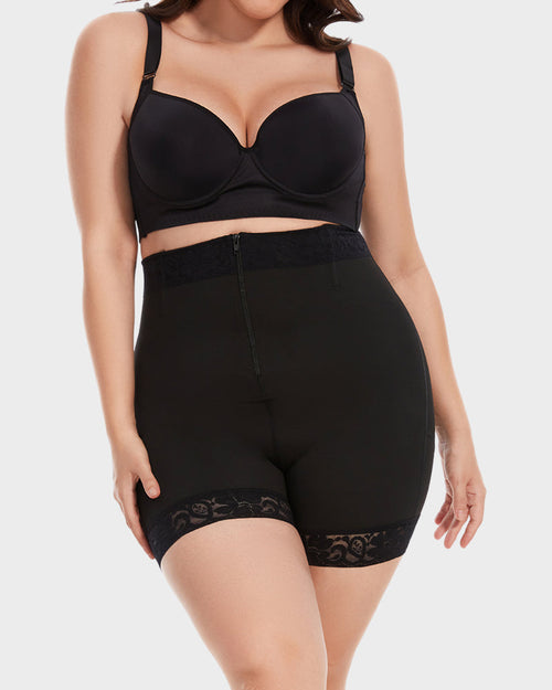 Boned Sculpt High Waist Shorts