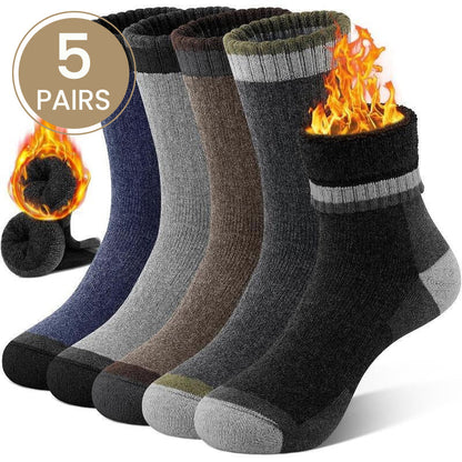 Warm Breathable Merino Wool Hiking Socks