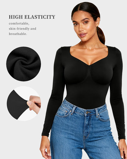 Long Sleeve Shaping Bodysuit