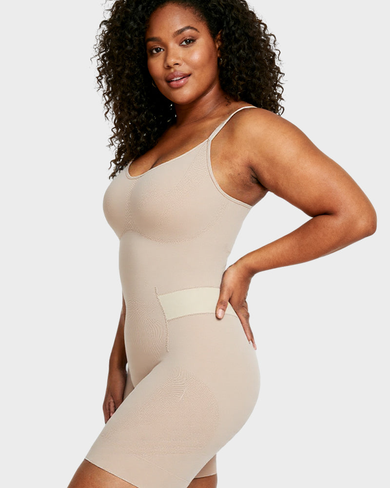 All-in-One Sculpting Bodysuit with Easy-Off Design