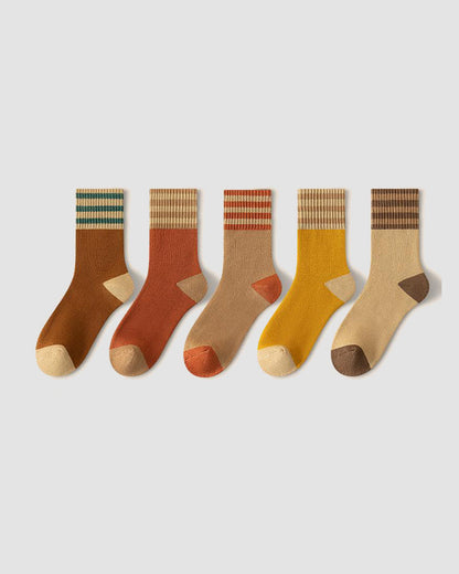 Cozy Plush Loop Lining Crew Socks