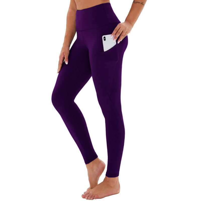 Women's High Waisted Tummy Control Leggings with Pockets