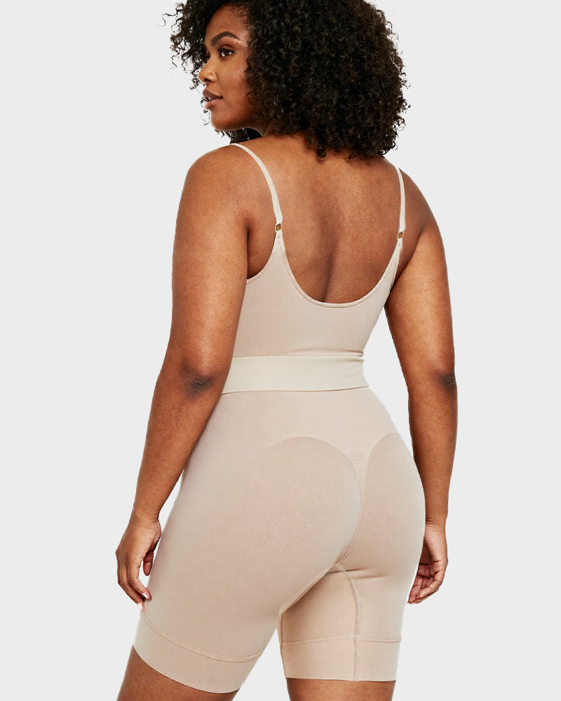 All-in-One Sculpting Bodysuit with Easy-Off Design