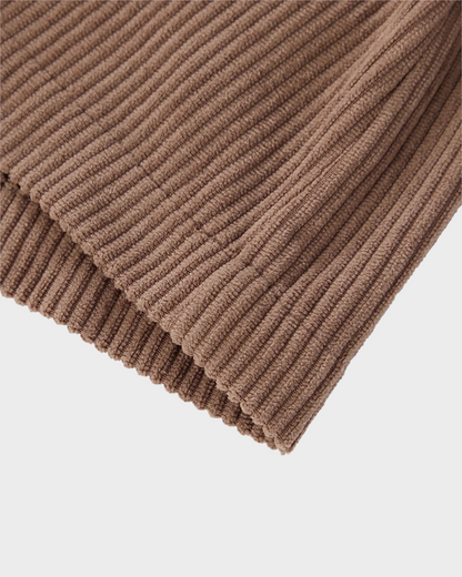 High Waist Corduroy 2-in-1 Mini Skirt