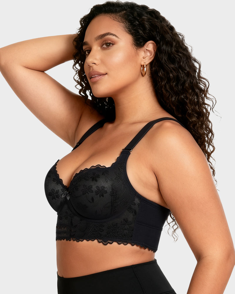The Lace Bustier | Elegant Push-Up Support