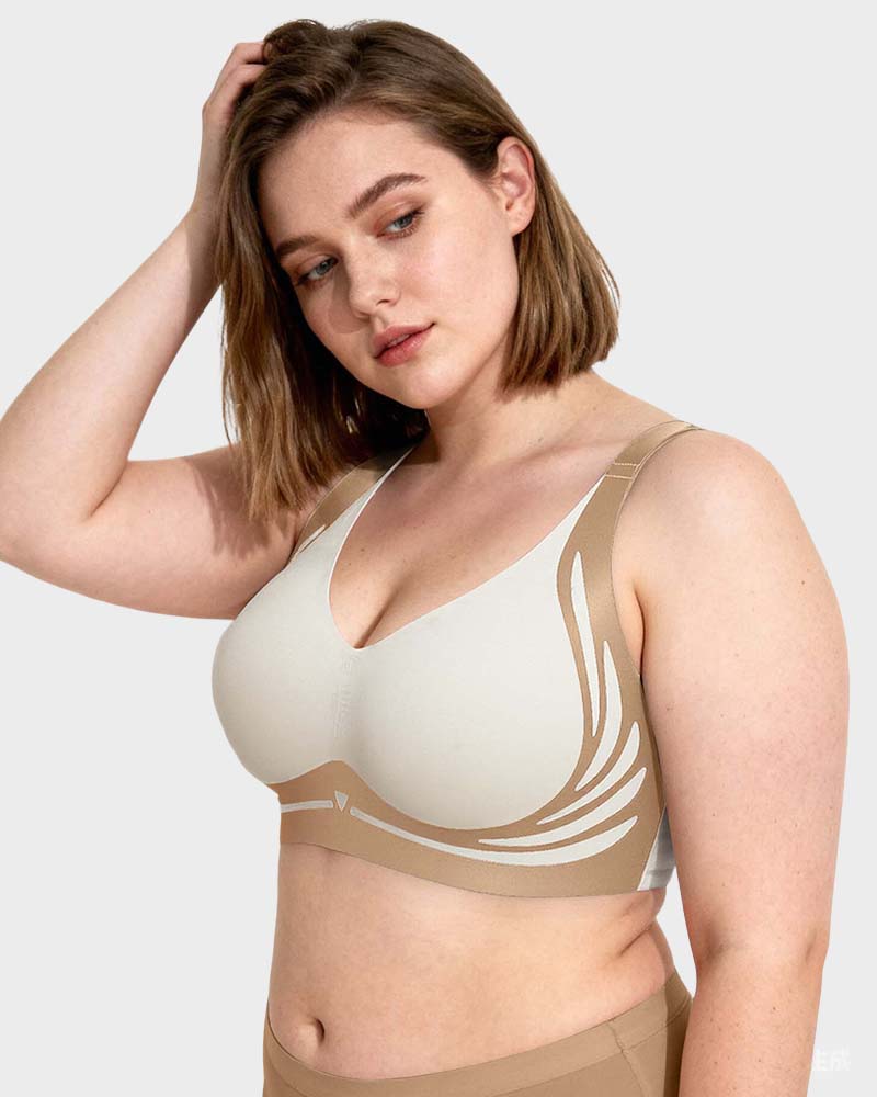 Anti-Sagging Support Shockproof Sports Fixed Cup Bra For Women