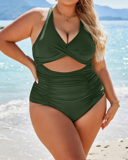 One Piece Swimsuits Push Up Tummy Control Bathing Suits