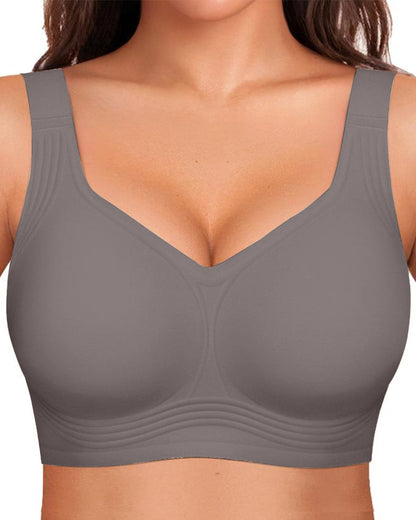 Comfortable Wireless Full Coverage Jelly Smoothing Bra