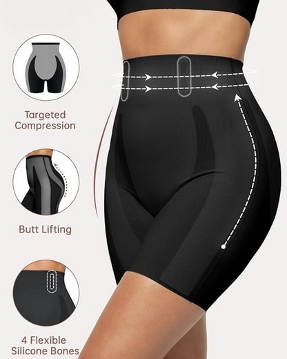 Cooling High-Waist Sculpting Shapewear Shorts