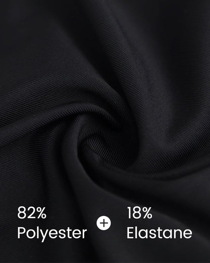 Double Tie Shoulder High Waist Tummy Control Bikini Set