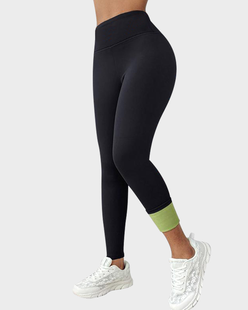Fleece-Lined Tummy Control Shaping Leggings