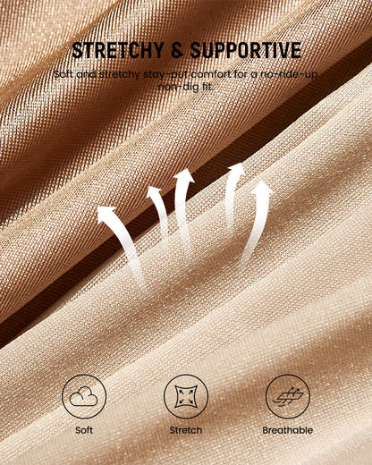 High-Waist Cross Compression Shaping Panties （6 Pack）