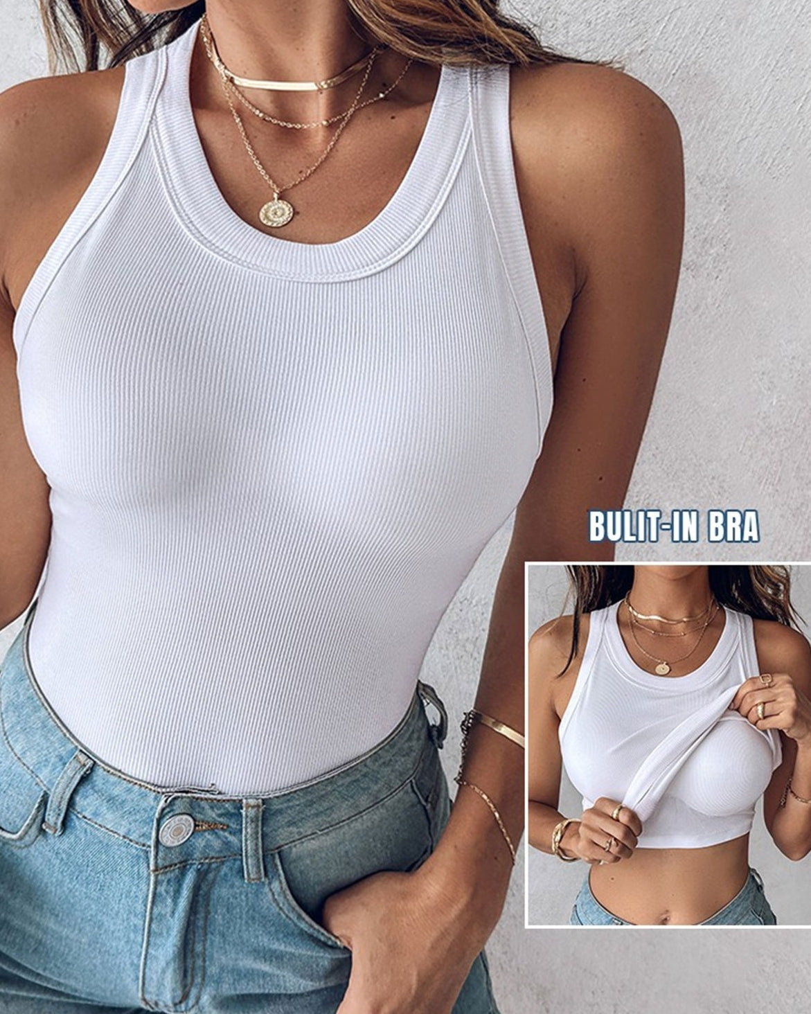 Your Favourite No-Bra All Style Tank Top