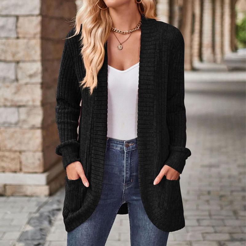Womens Long Cardigan Lightweight Sweater