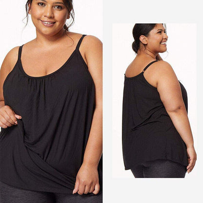 Loose-fitting Tank Top With Built-in Bra