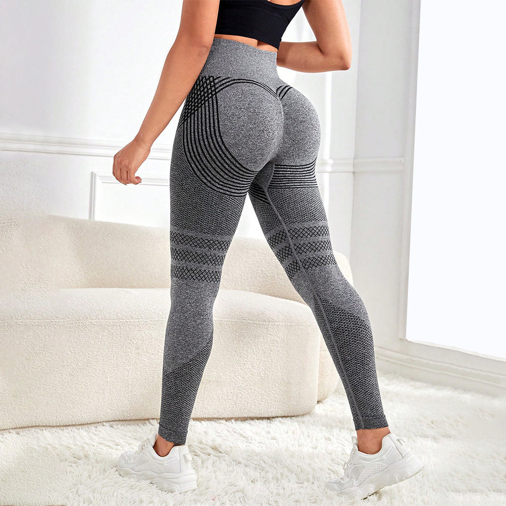High Waisted And Hip Lifting Yoga Elastic Quick Drying Tight Pants